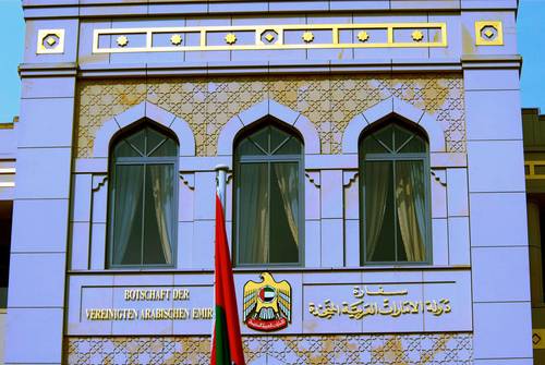 Facade of the Embassy in Berlin