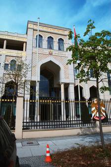 Facade of the Embassy in Berlin