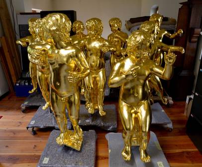 Gilded Putto, finished