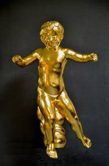 Vergoldeter Putto 6