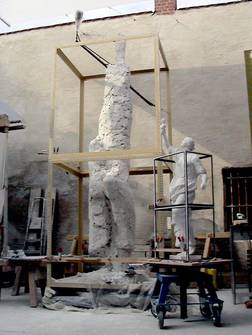 Model in plaster 1:1