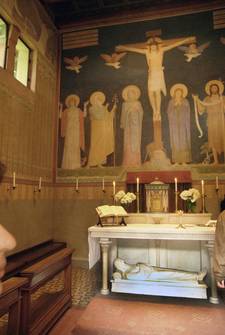 Abschlußfoto, Altar der Heiligen Maurus-Kapelle in Beuron