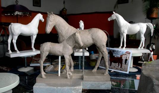 Clay model