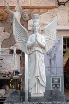 Reconstruction Angel, scale 1:2, plaster cast