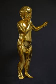 Vergoldeter Putto 1