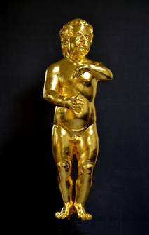 Vergoldeter Putto 8