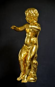 Vergoldeter Putto 9