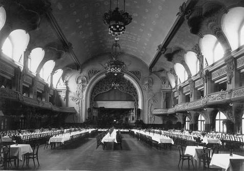 Historisches Foto, Großer Saal, Bühnenportal