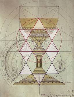 Konstruktionsprinzip des Kelches von D. Lenz