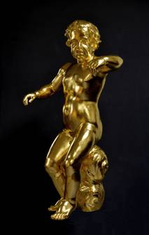 Vergoldeter Putto 2