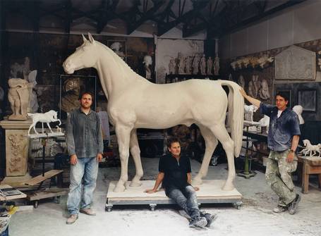 Model in plaster