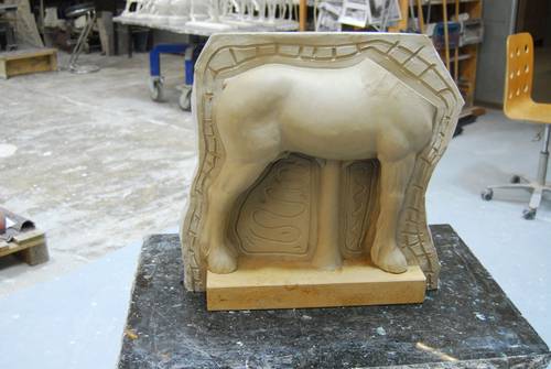 Shire Horse, mold design and construction