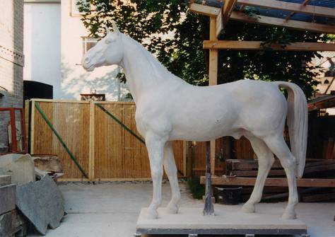 Model in plaster