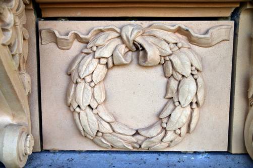 Laurel wreath, terracotta