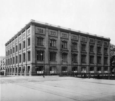 Bauakademie berlin, historisches Foto