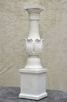 Reconstruction baluster in plaster and clay