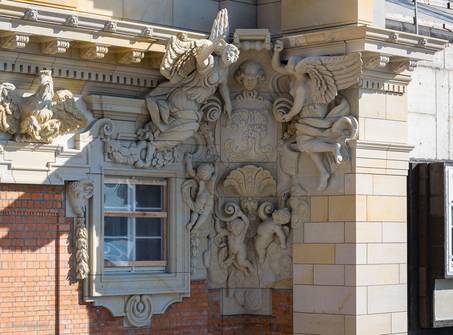 Kartusche vom Eosanderportal, Berliner Schloss Humboldtforum