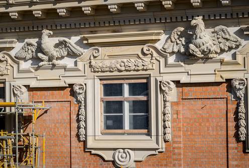 Preußische Adler, Fassade Berliner Schloss Humboldtforum