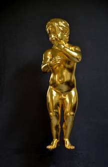 Vergoldeter Putto 3