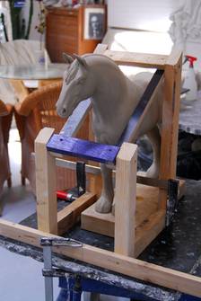 Shire Horse, mold design and construction