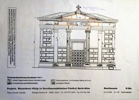 Schadenskartierung, Fugen, Westfassade